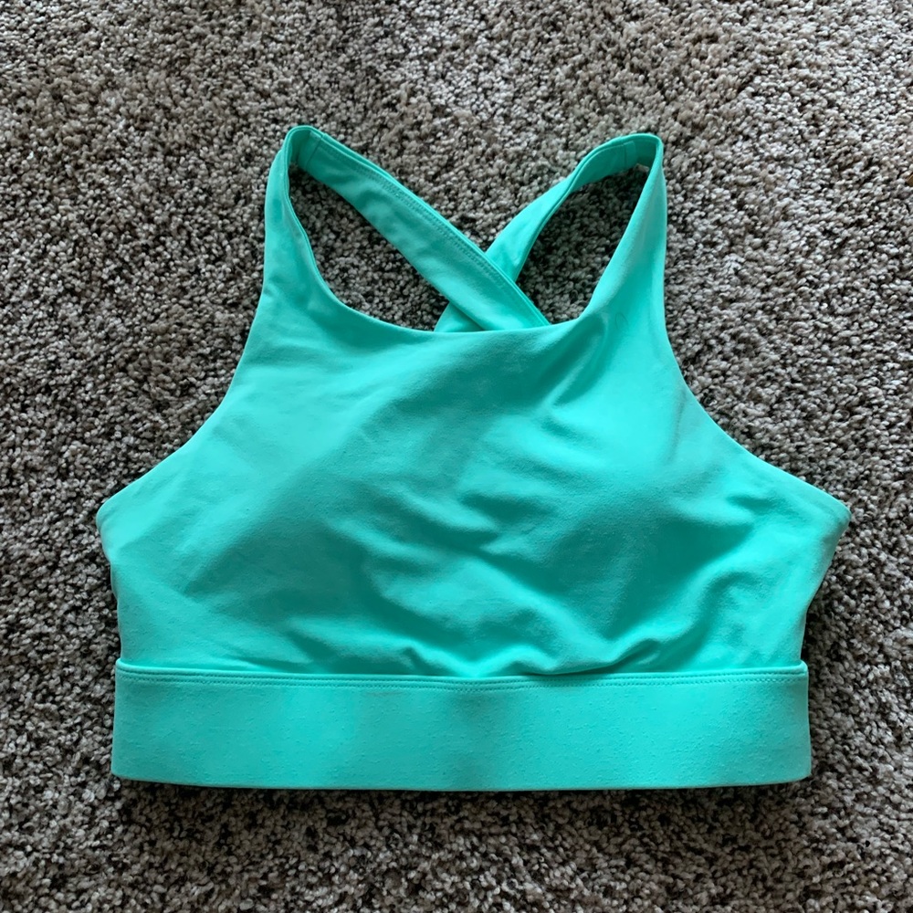 Green fabletics bra. Size small. NWOT